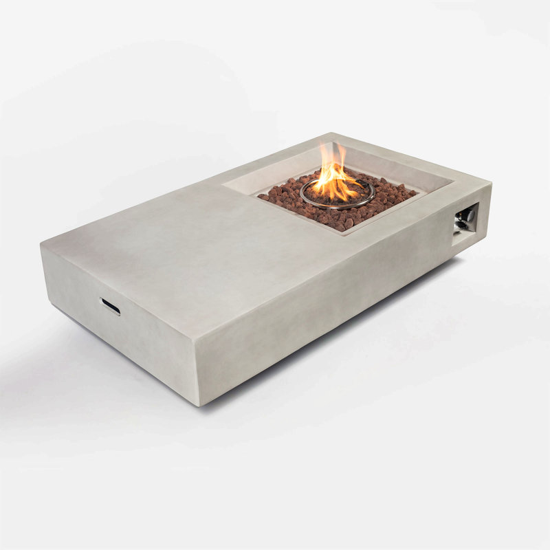 Concrete Large Fire Pit Table