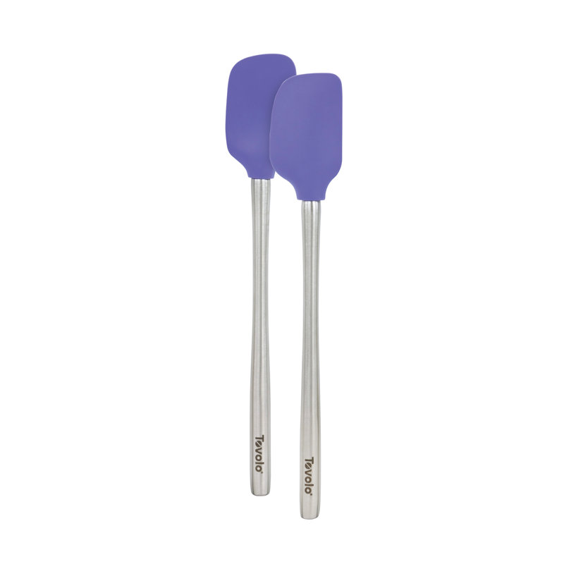 Flex-Core® 2 Piece Stainless Steel Handled Mini Spatula & Spoonula Set