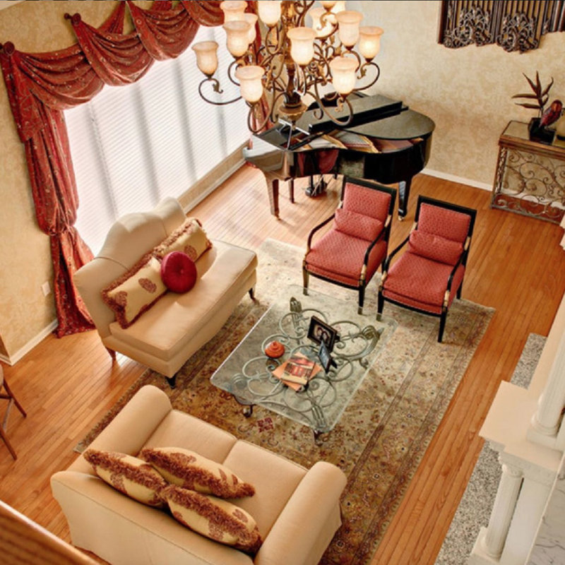 Baku Hand Knotted Wool Oriental Area Rug in Beige, Rectangle 3' x 4'9"