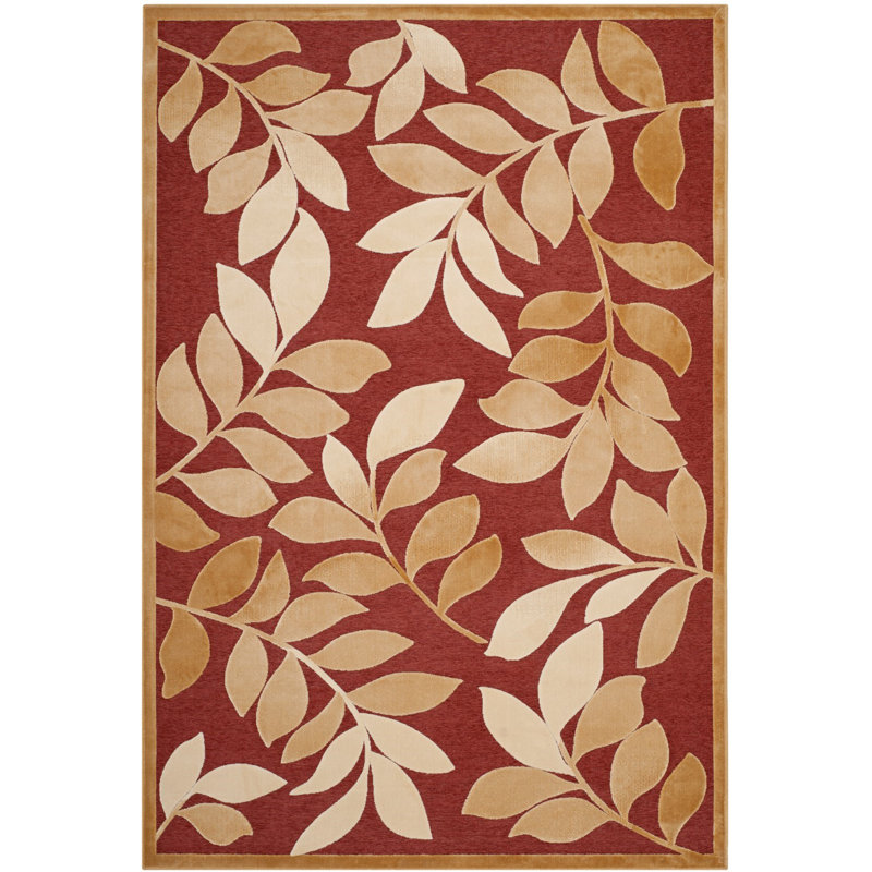 Coreatha Martha Stewart Performance Floral Rug, Rectangle 5'3" x 7'6"