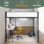 Lit mezzanine avec bureau et tablettes-1444734081