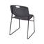 Plateau de table Kee Square, 4 chaises empilables Zeng-1529170520-1529170516-1529170521