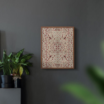 «Vintage Abstract LXV III», impression sur papier encadrée
