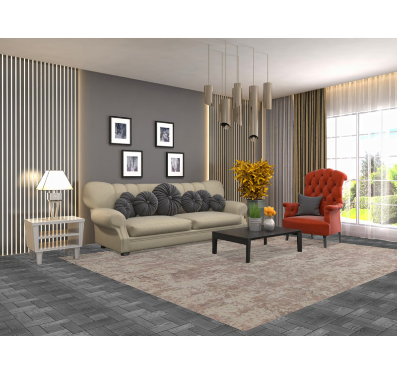 Handmade Abstract Living Room Rug