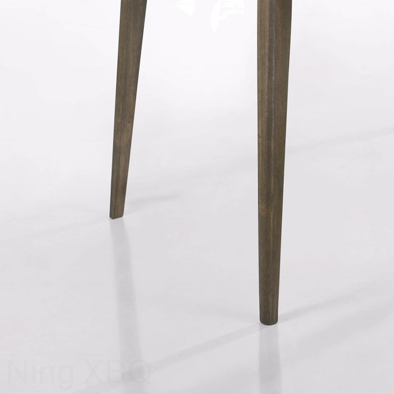 Billie Vintage Walnut Contemporary Rectangle Dining Table 72"