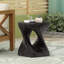 Table d'appoint MGO Twist Shape, texture semblable au bois, durable et résistante aux intempéries-1548313736