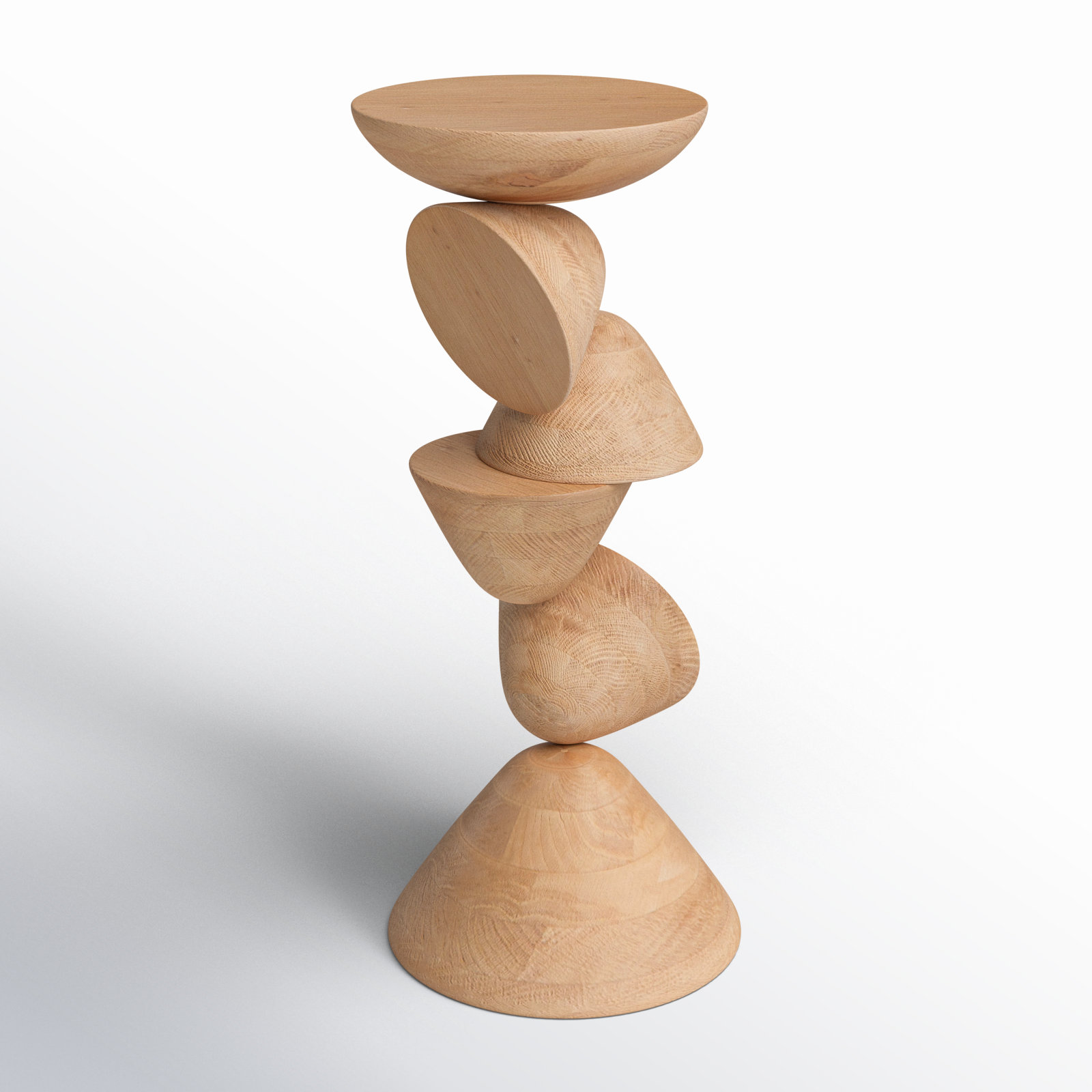 Driscoll 9" Oak End Table