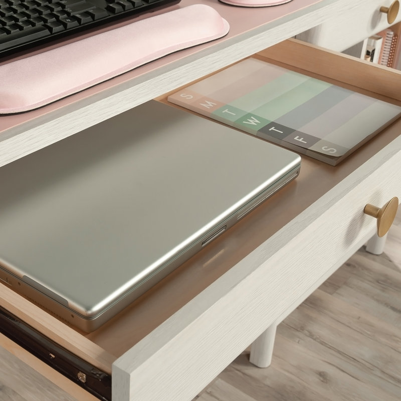 Computer Desk, LIGHT GREY Finish