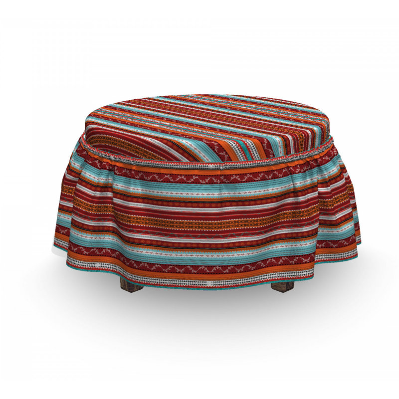 Housse pour traditionnel de repose-pieds eastern tribal