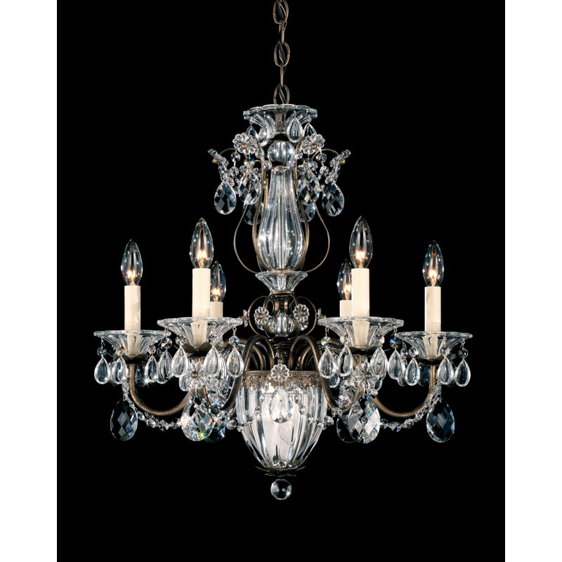 Bagatelle 7 - Light Chandelier, Etruscan Gold, Spectra