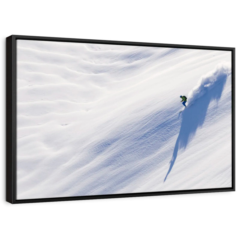 " Man Skiing Wall Art ", 13" H x 9" W