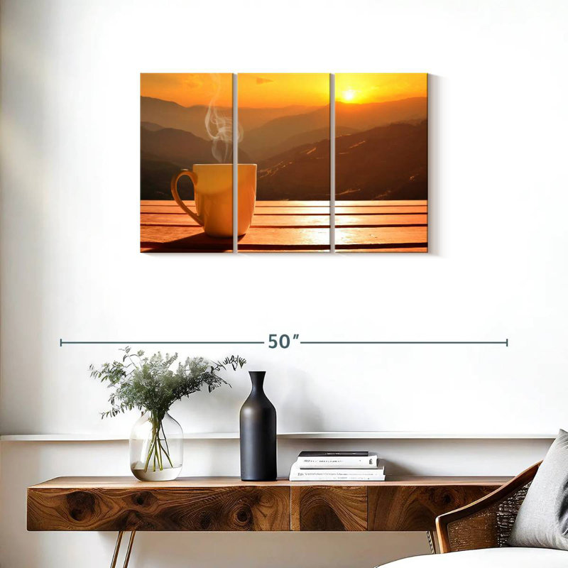 'Sunset Coffee, 20" H x 33" W