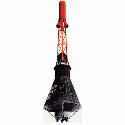 Mercury Space Capsule Cardboard Standup