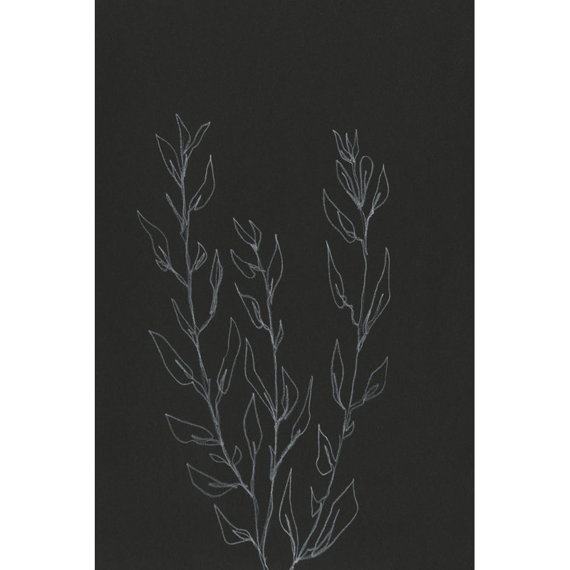 Simple Stalk II -  Painting, 46 cm H x 30 cm W, Wrapped Canvas