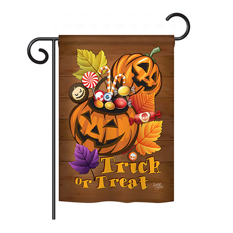 Double Sided Polyester Halloween, 40" H x 28" W
