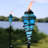 Schofields Swirled Glass 2-in-1 Citronella Garden Torch Set with Adjustable Height - Set of 4-1427428883-1427590768