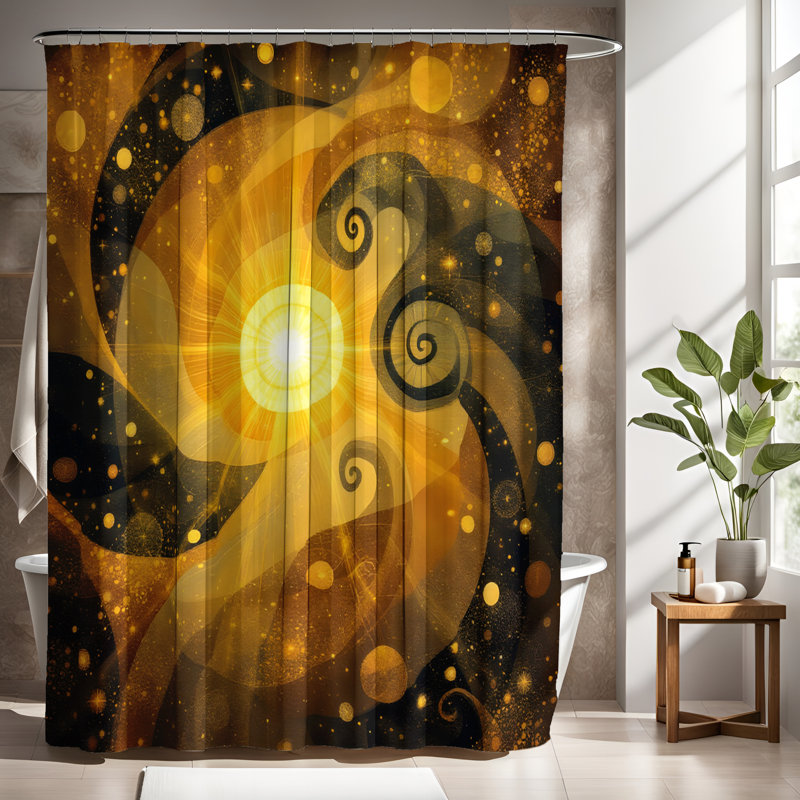Rideau de douche avec tapis de bain, H 70 po x l 72 po