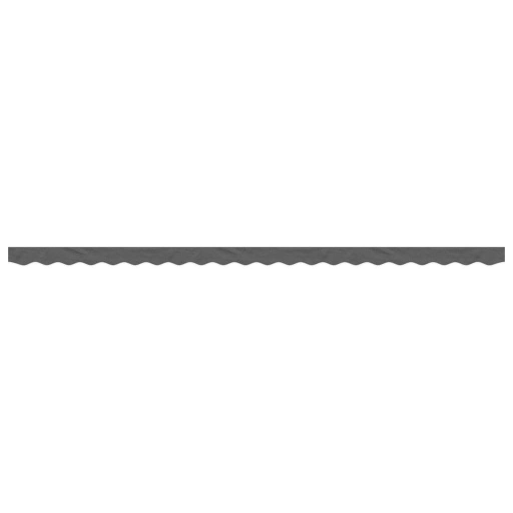 Vidaxl (Anthracite Stripe, 5 M) Replacement Fabric For Awning Sunshade Canopy Cloth Valance Stripe - Image 2