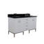 Ensemble de meuble-lavabo double 61 po Aashiya-2062632652