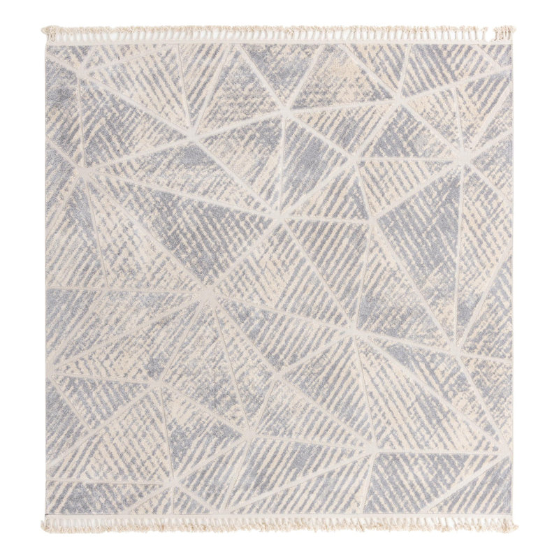 Tapis en polypropylène tissé à la machine Flaxton, Carré 9 pi 10 po