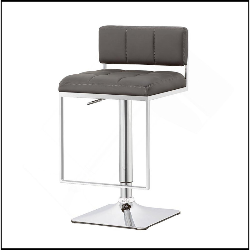  Tabouret de bar réglable, Gris