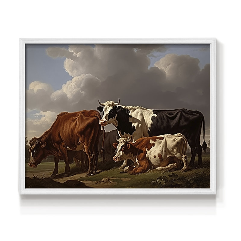 Faune - XXXIX - Reproduction encadrée - Restickable, H 8 po x l 10 po, Blanc