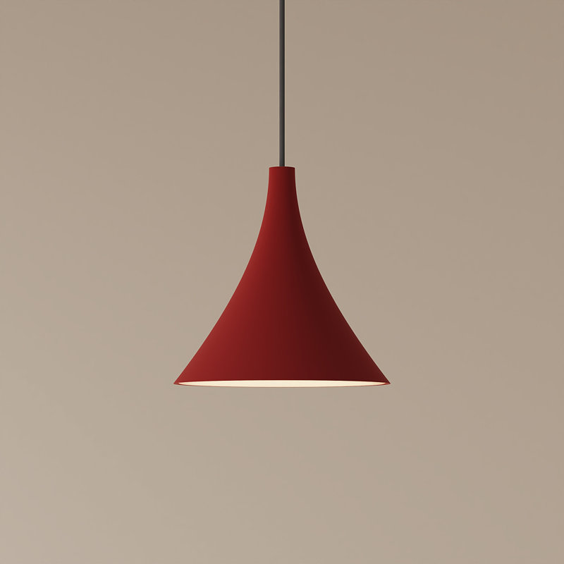 Gota Pendant Light, Canyon, Black, 14" H x 9.84" W x 9.84" D