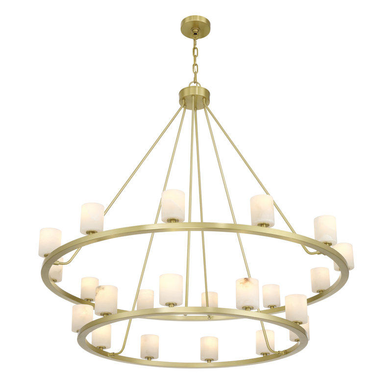 Lustre à DEL 46,75 po Aragon, Doré