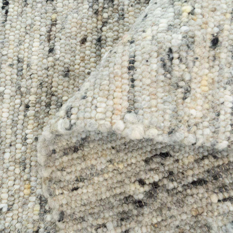 Agner Solid Colour Hand Woven Area Rug, Rectangle 200 x 240cm
