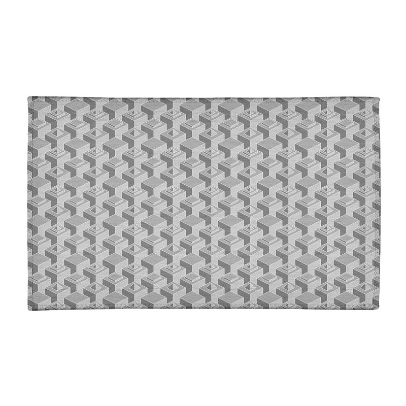 Tapis gris foncé/gris clair classic skyscrapers, Rectangle 3 pi x 5 pi
