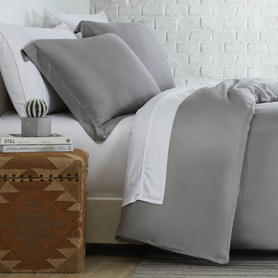 Ensemble de housse de couette en rayonne de bambou de luxe à densité de tissage 300 fils Southshore Fine Linens