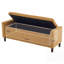 Banc de rangement rembourré en velours-183247847