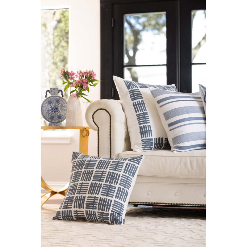 Brook Linen Square Pillow Cover & Insert