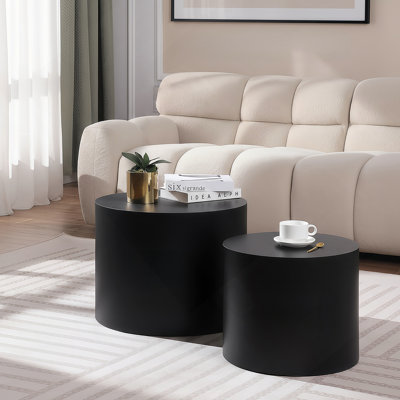 Panneau de fibres à densité moyenne avec placage, table d'appoint / table basse / table de bout / table gigogne, pour 2 personnes: salon, bureau, chambre à coucher
