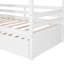 Lit simple en bois avec lit gigogne simple
