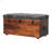 Buffalo Hide Leather Storage Trunk