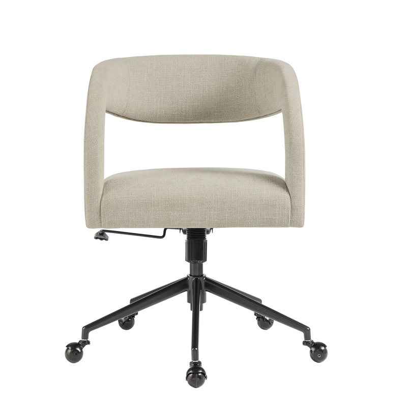 Pinnacle Upholstered Office Chair, Linen