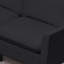 Canapés en cuir confortables, causeuse moderne compacte pour le salon