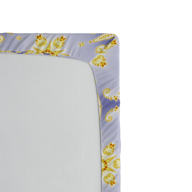 Microfiber Floral Fitted Sheet, Twin XL Fitted Sheet