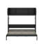 Lit escamotable double avec armoires de rangement