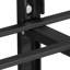 Étagère de garage murale robuste à 2 niveaux, étagère murale en acier 2 x 4 pi avec crochets, support de rangement flottant en métal 24 x 48 po par tablette pour le garage, capacité de poids totale de 520 lb, noir