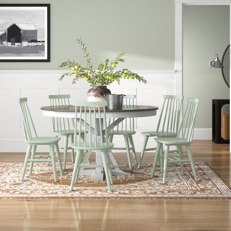 Chaises de salle à manger Alvie, Menthe douce