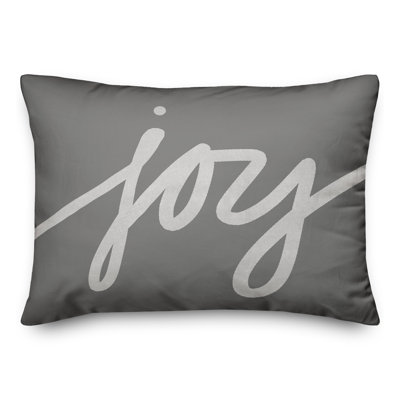 Coussin extérieur Joy Script