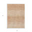 Tapis extérieur lavable abstrait saumon et ivoire 3 pi x 5 pi