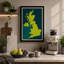 United Kingdom and Ireland Minimalist - Wrapped Canvas-675622333-675622467