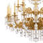 Milano 28 Light 50in x 68in Three-Tier Chandelier in Heirloom Bronze with Clear Heritage Handcut Crystals-259081442-259081440