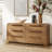 Gillon 62" W 6-Drawer Solid Wood Double Dresser with Hidden Drawer