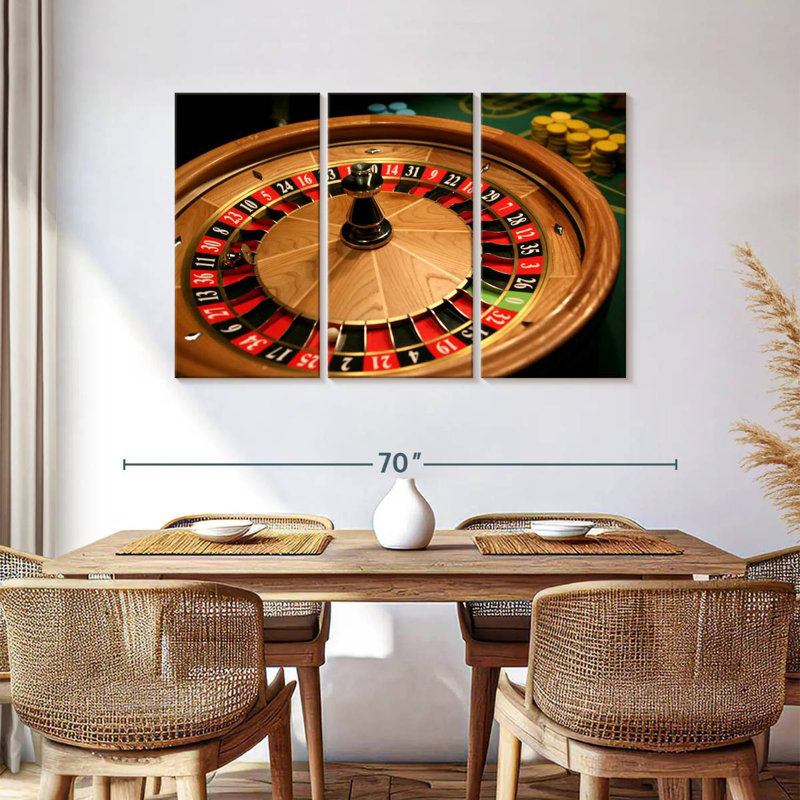 Classic Roulette Table, 36" H x 57" W