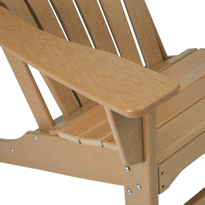 Chappel Outdoor Adirondack Chair, Brown
