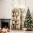 5-Tier Arched Bookshelf, Wood Look Bookcase Display Shelf
